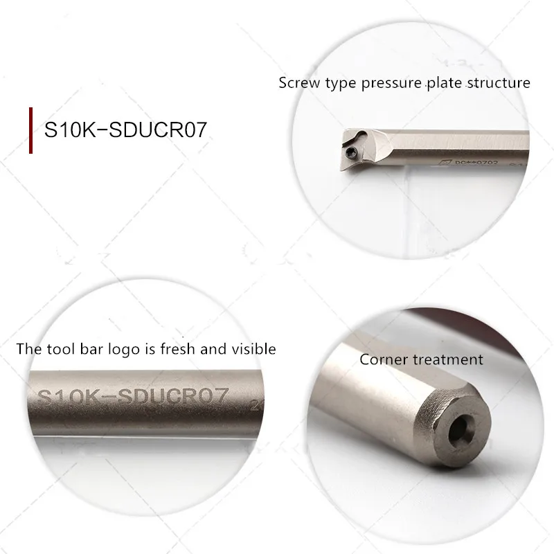 1 قطعة S10K/12M SDUCR07 CNC ثقب داخلي أداة تحول شريط الربيع مخرطة