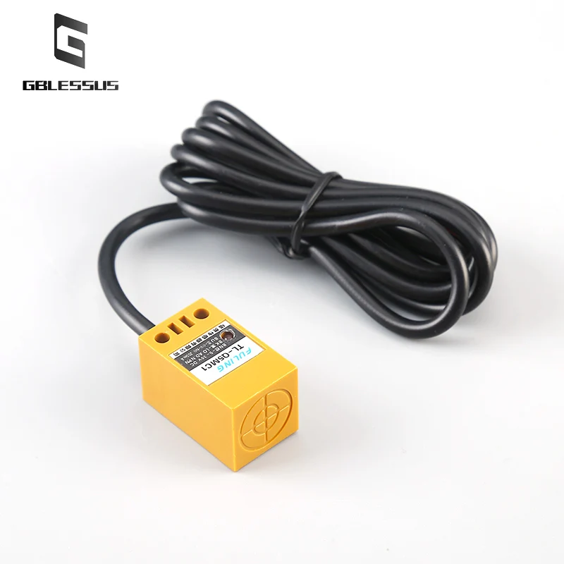 

TL-Q5MC1 Square Magnetic Sensor Proximity Switch NPN 3-wire Normally Open Seneor 5V-24V Yellow Corner Column Type