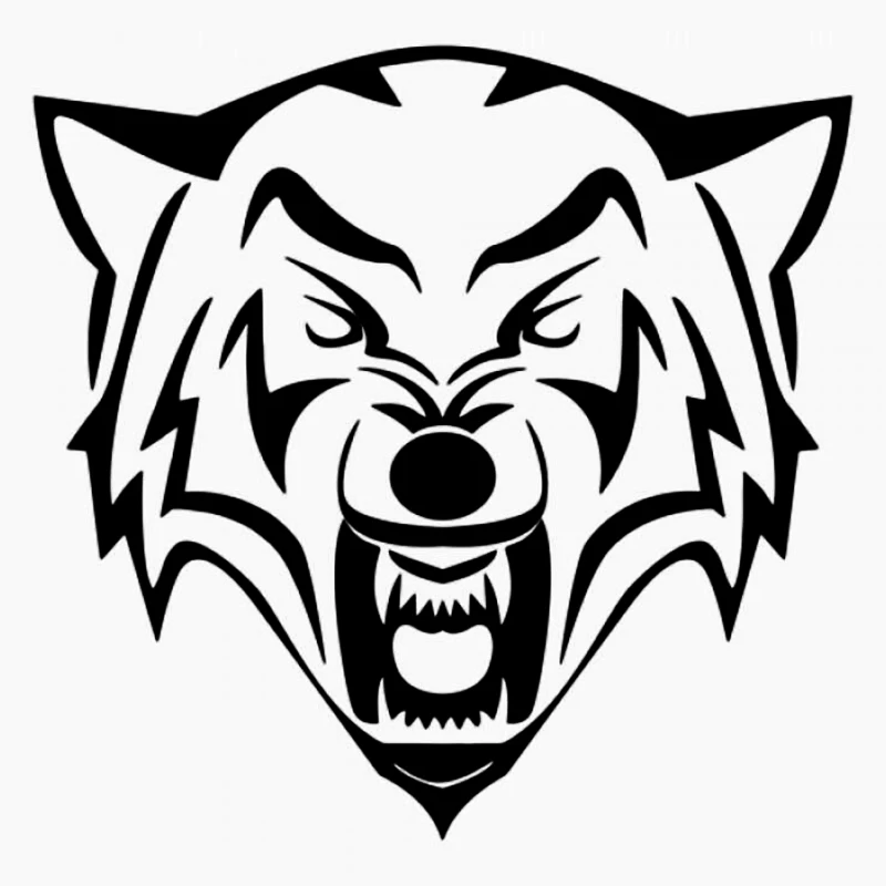 Waterproof Tattoo Wolf Car Styling Stickers Vehicle Motorcycle Body Decal Decor Car Sticker CL569