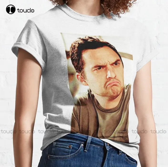 New Nick Miller Actor New Girl Cartoon Movie Valentine Classic T-Shirt Tshirt Men Cotton Tee Shirts S-5Xl