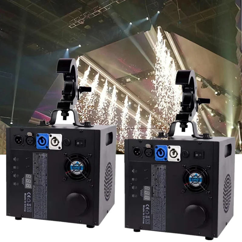 

2PCS Sparkular Machine Waterfall version 600W DMX xlr powercon remote cold spark fountain fireworks pyrotechnics