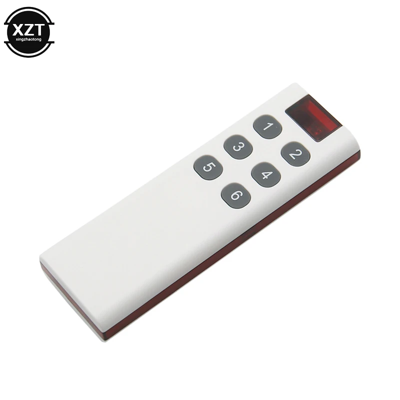 Universal RF 433MHz Wireless Digital Remote Control Transmitter Receiver Learning Code Mini for Remote Switch 4/6/8/10 Button