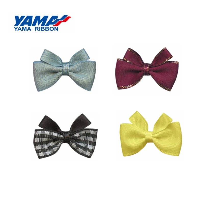 

YAMA-Ribbon Bow for Wedding Party, DIY Decoration, Hair Accessories, Handmade Sewing Ornaments, 35mm ± 3mm, 200 PCs/Bag