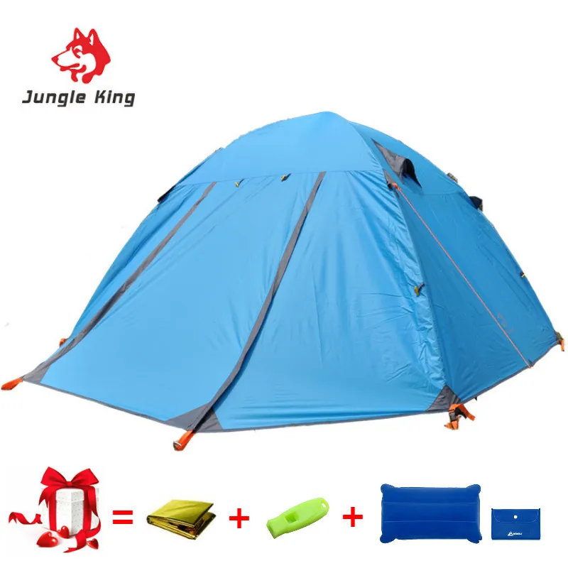 

Jungle King 6 people four seasons large capacity tent waterproof and rainproof beach family outdoor party hiking camping tent