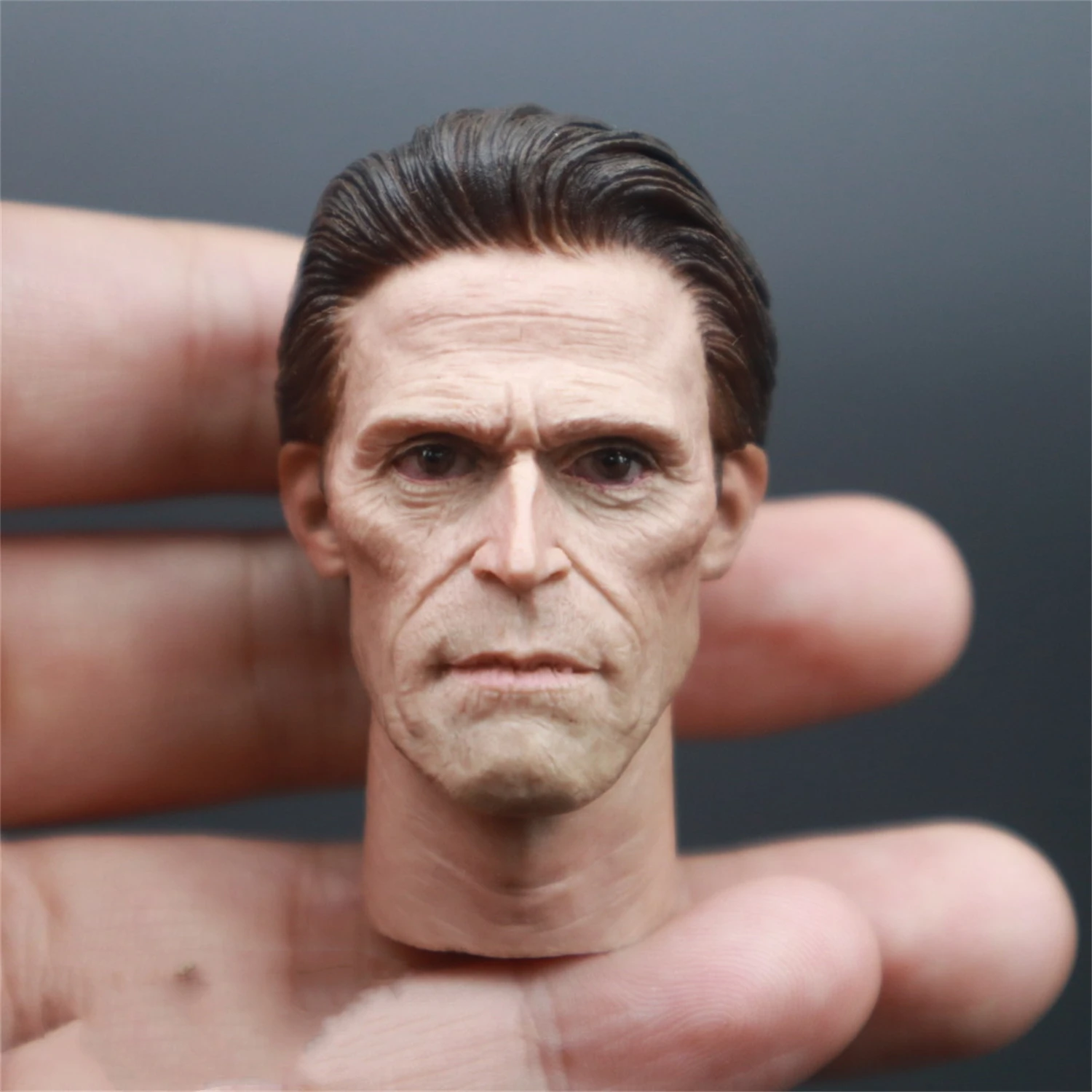 1/6 Scale Norman Osborn Green Goblin Willem Dafoe Head Carved Model DIY 12'' Soldier Action Figure Doll