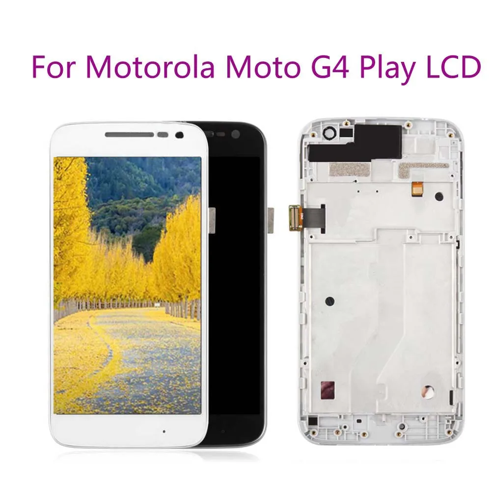 

5.0"LCD For Motorola MOTO G4 PLAY LCD Display WithTouch Screen Digitizer Assembly Xt1601 Xt1602 XT1603 Xt1604 LCD With Frame