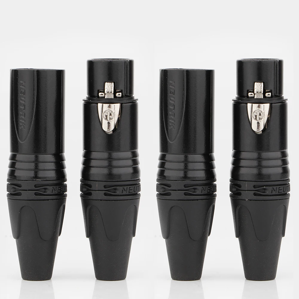 NEUTRIK 3 Pin XLR Connector Adapter NC3MXX NC3FXX 3Pin XLR Male/Female Connector XLR DIY Plug