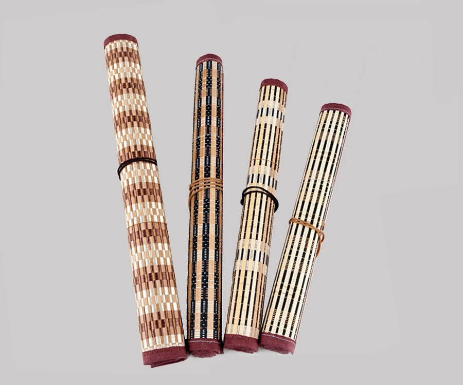 Ginflash Calligraphy Brush Calligraphy Pen painting Holder Brush Case Bag Roll Brush Pen Bamboo 36cm without brush
