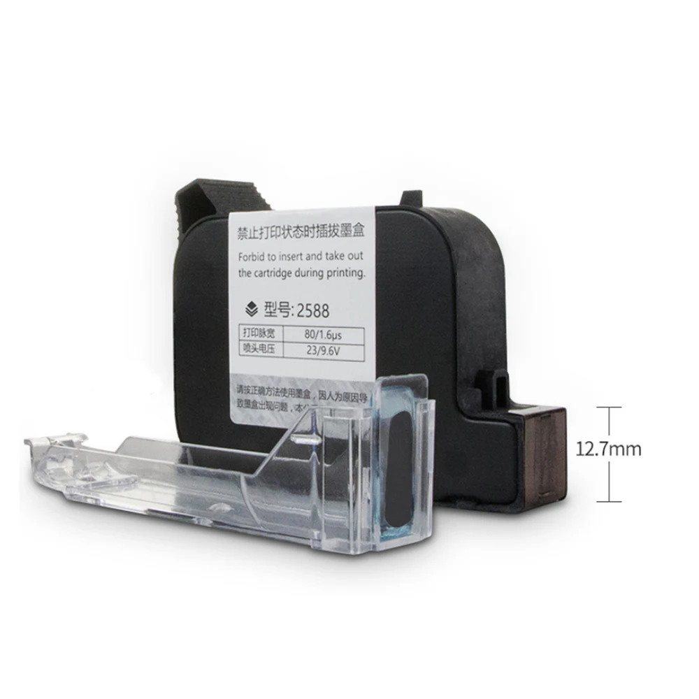 Cartuccia di inchiostro a rapida asciugatura per stampante a getto d'inchiostro portatile non cifrata 2588 42ML 12.7mm inchiostro a rapida asciugatura a base solvente Eco nero blu