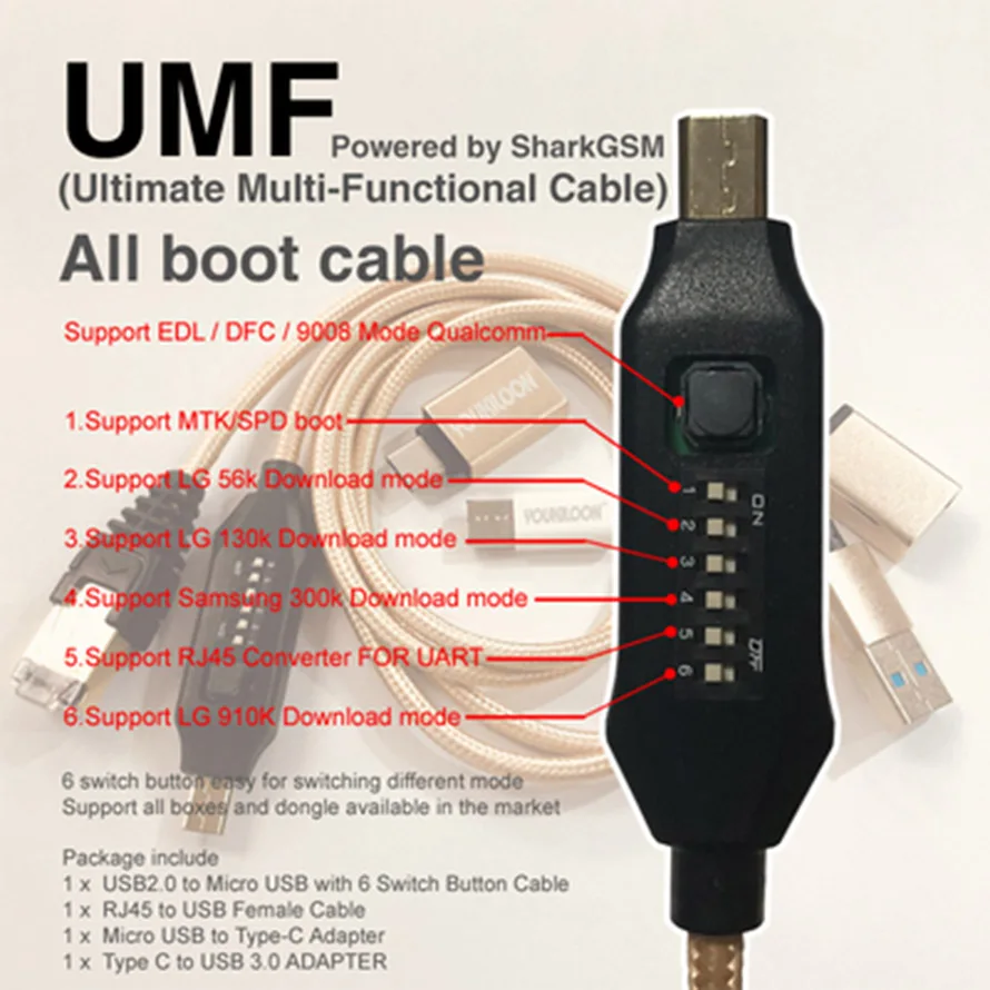 2022 original new UMT Pro Key / UMT PRO 2 dongle ( UMT+ Avengers 2 in1 dongle ) + UMF ALL BOOT CABLE