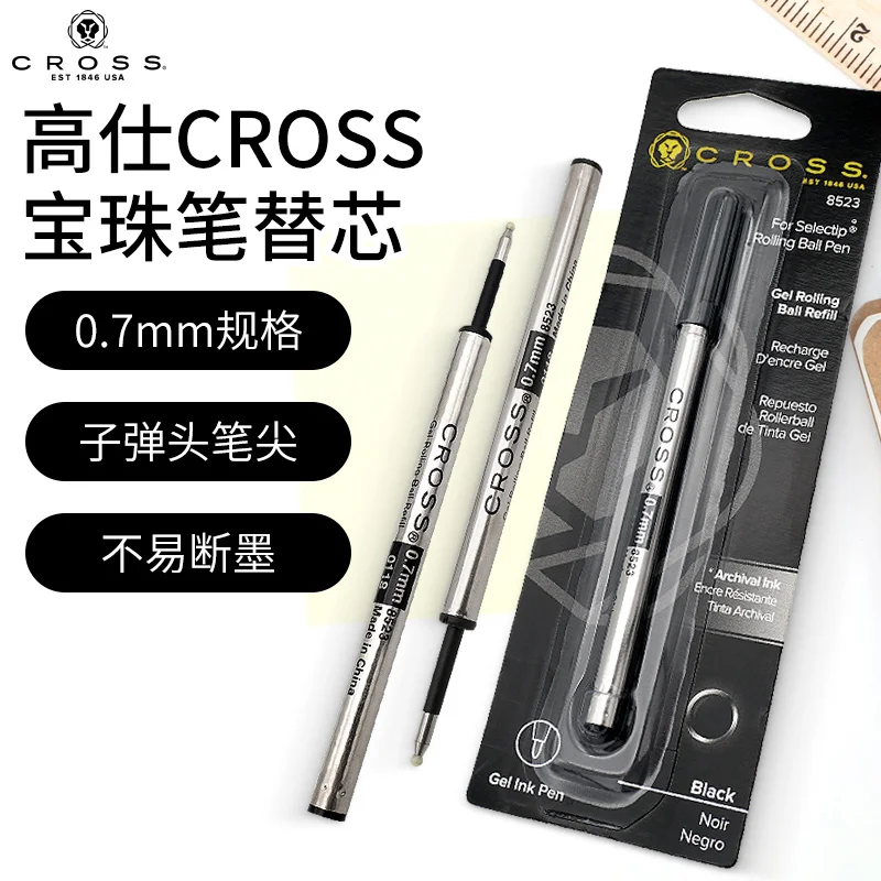 CROSS Replace Refill Roller-Pen Ballpoint Pen Gel Pen Refill - Black - Single Pack  Writing Stationery Accessories