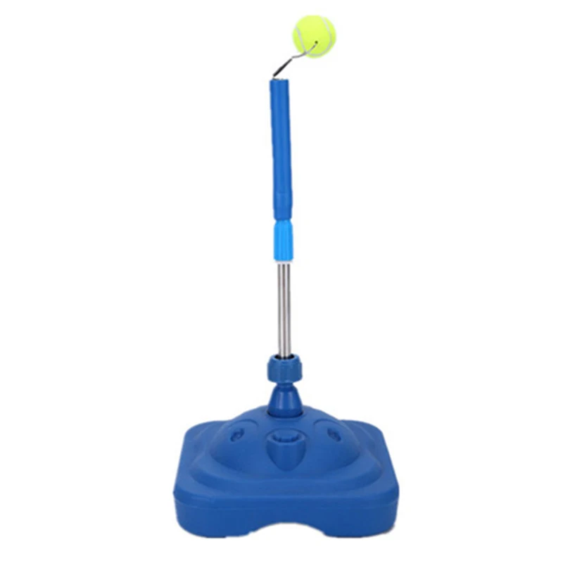 Regolabile in altezza Tennis sicuro Swing Practice Equipment Trainer adulti bambini Training Single Fitness Tool Fixed Swing Padel