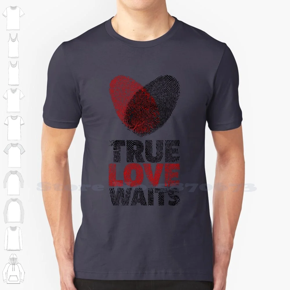 Bible Art. True Love Waits. 100% Cotton T-Shirt Bible Jesus Christian Church Cross Faith God Gospel Heaven Holy Hope Lord Pray