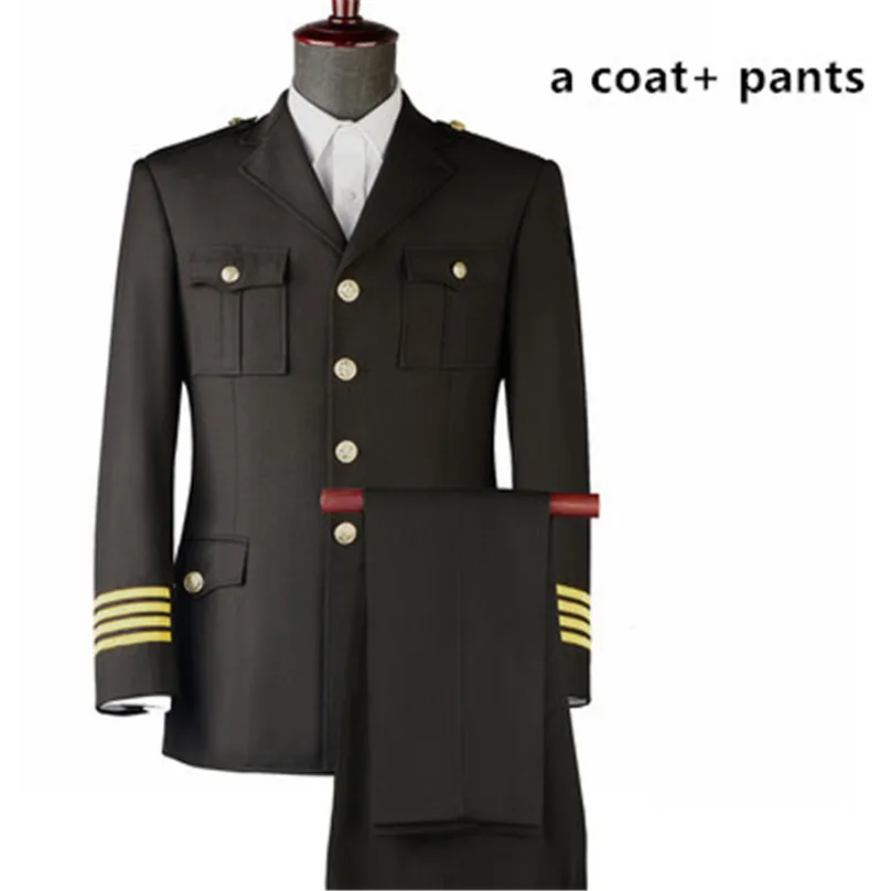 High-Grade Work Wear Men\'s Spring And Autumn Business Suit Coat Classical Business Uniform Security Guard For Cosplay Gift