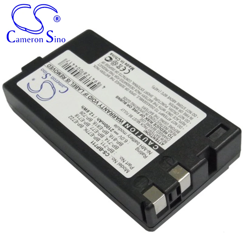 CameronSino Battery for Canon E61 ES900 ES180 UC2Hi E53 ES80 E850Hi UC1MarkII E50 ES600 E680 fits Canon BP-711 camera battery