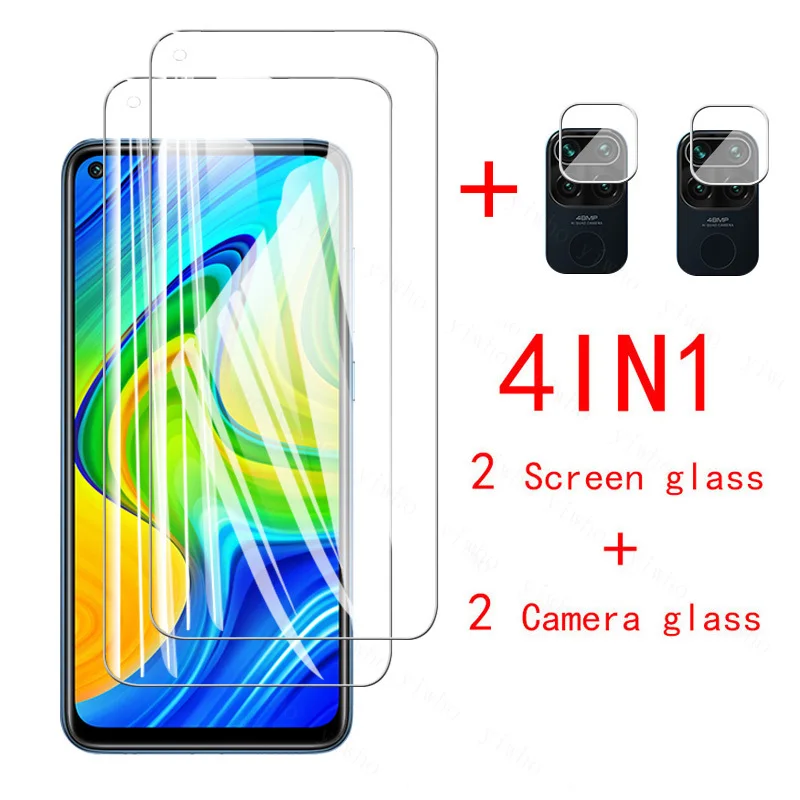 

glass on redmi note9 protective glass for xiaomi redmi note 9 note9 readmi not 9 not9 camera lens protector safety glas film