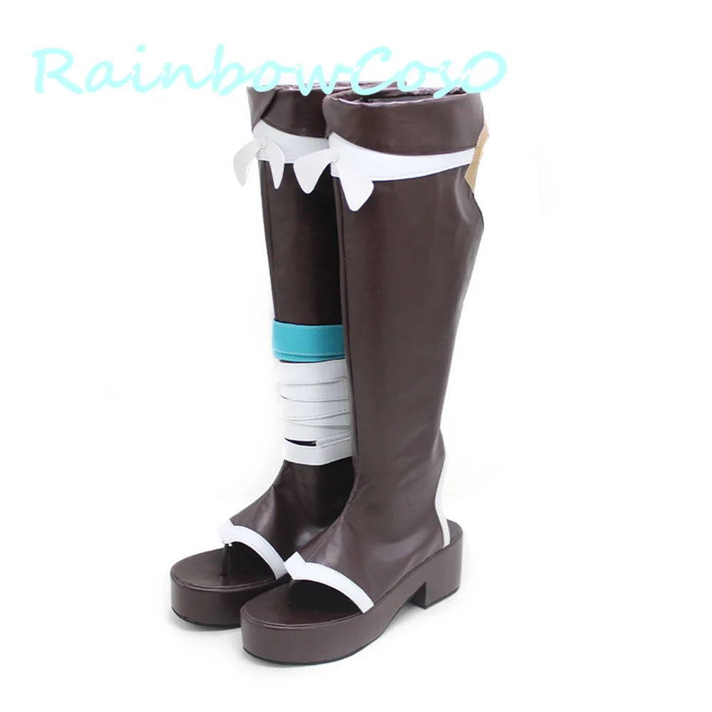 "Genshin gorou-botas para cosplay,