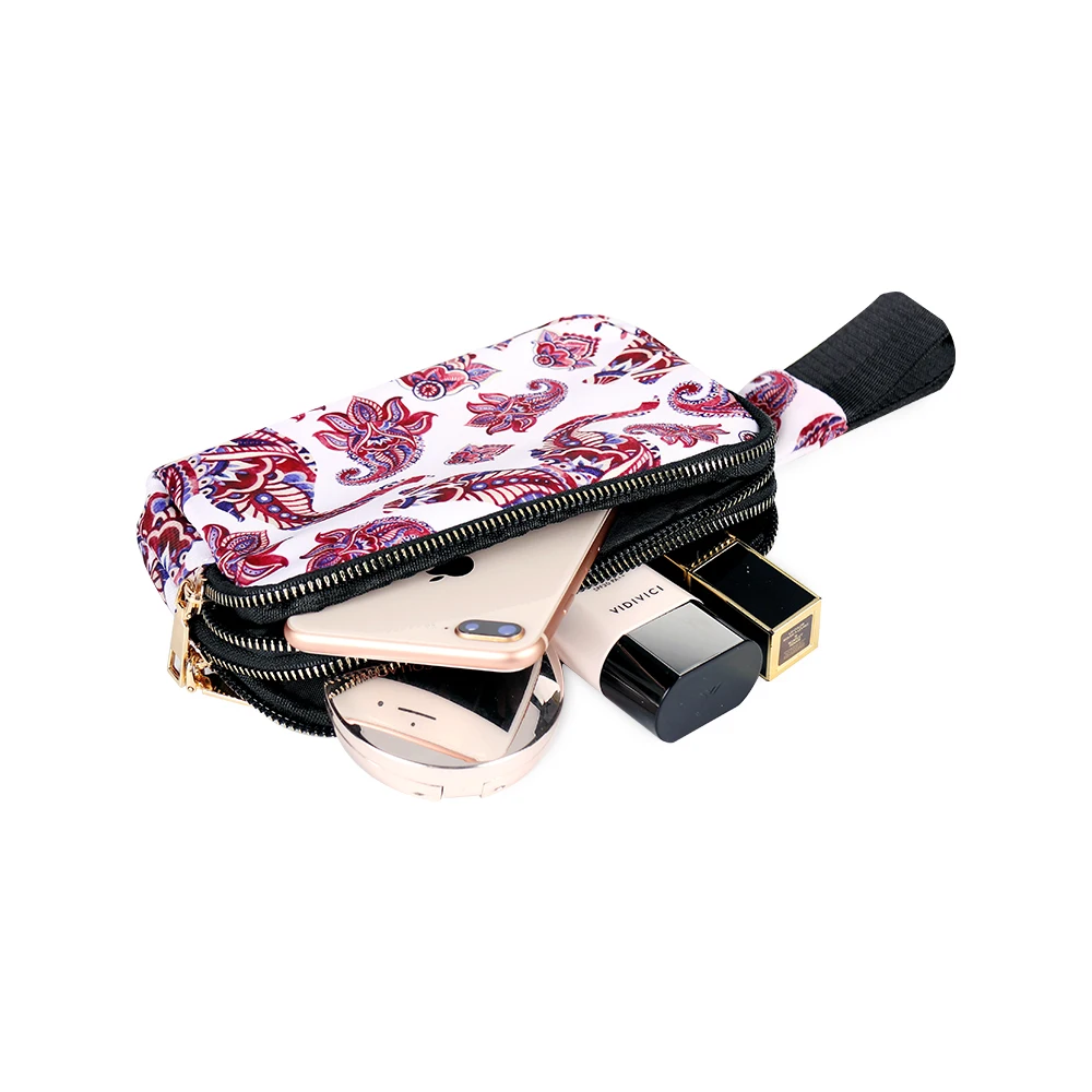 Buylor-riñonera de flores para mujer, bolso de cintura a la moda, bolso de cadera caliente, monedero de cintura, paquete de cinturón impermeable,