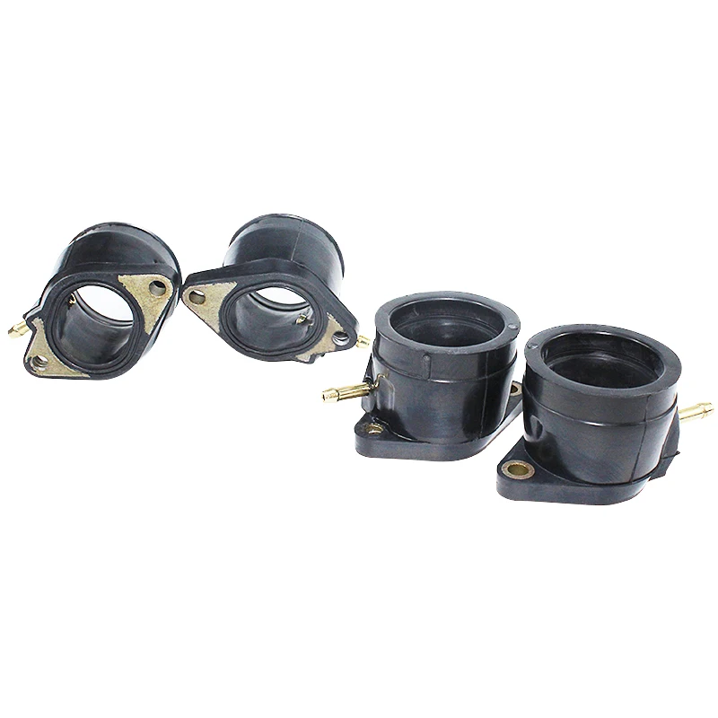 4 pcs Carburetor Rubber Intake Manifold Pipe Interface Adapter for Yamaha YZF 600R YZF600R YZF 600 R Thundercat 1995-2007