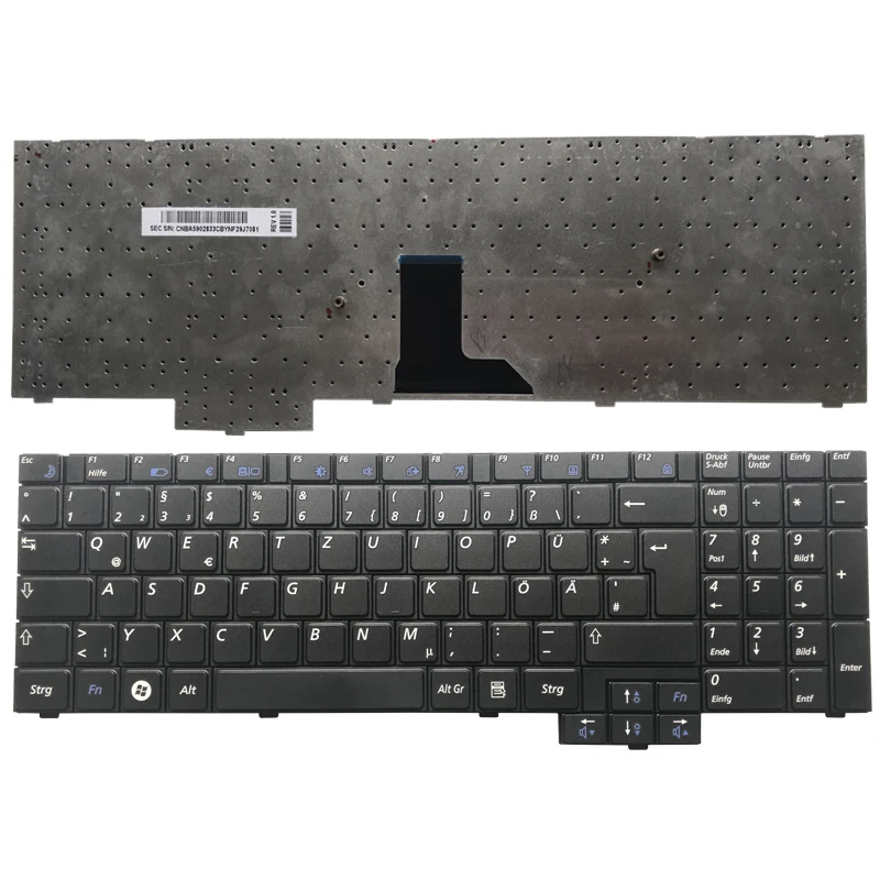 NEW! GR Keyboard for Samsung R620 R528 R530 R540 NP-R620 R525 NP-R525 R517 R523 RV508 German Black laptop keyboard