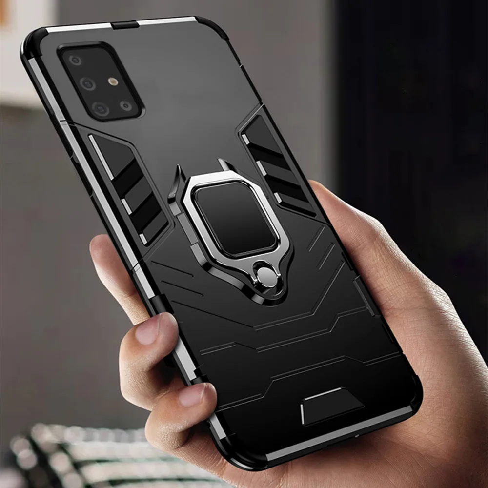 Shockproof Armor Ring Cover for Samsung Galaxy A51, A71, 4G, A 51 71 5G Case