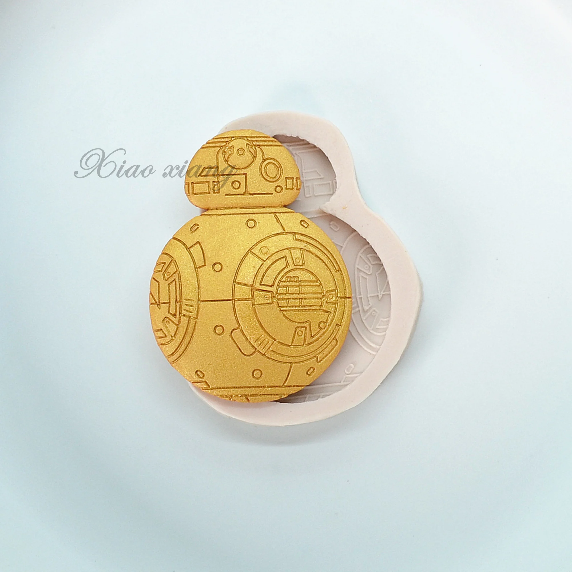 robots silicone mold Resin kitchen Baking tools DIY chocolate cake dessert bread fondant mold for Cake Decorating Tools M807