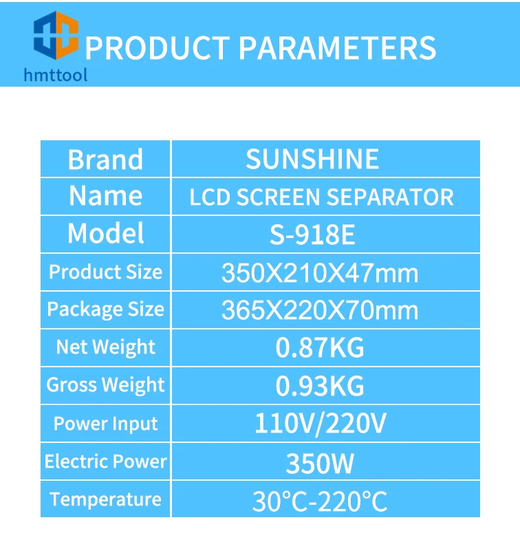 SS-918E LCD Screen Splitter Heating Stage Separator Pad untuk iPhone iPad LCD Screen Separator Tool Screen Replacement
