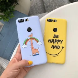 5.2'' inch Case For Huawei Honor 8 Cute Slim Back Cover Matte Phone Case For Huawei Honor 8 Soft TPU Fundas Coque Honor8 Housing