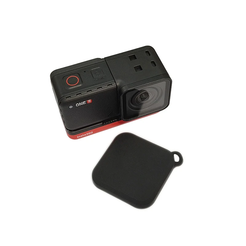 Silicone lens Cap Dust Cover Protective Cover For Insta360 ONE R 4K Wide Angle Lens 360° Panorama Camera Accessories