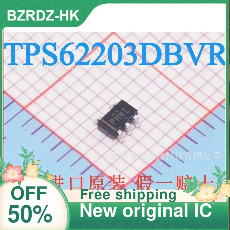 10PCS TPS62203 TPS62203DBVR PHN SOT23-5 Nouveau IC original