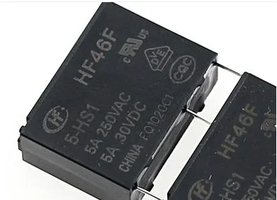 Relay Hf46f-005 012 024-hs1 5v 12v 24v One Group Normally Open 4-pin