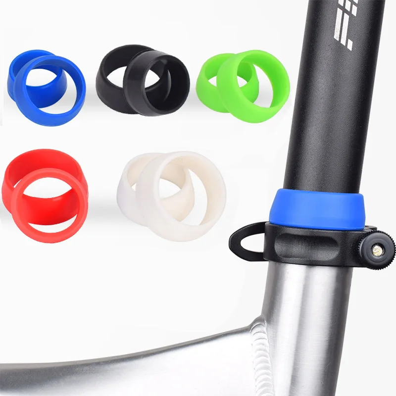 Waterproof Silicone Ring Gasket for Bicycle Seatpost Protection Mtb Tube Mountain Road Bike Seat Post Dustproof Cover Washer