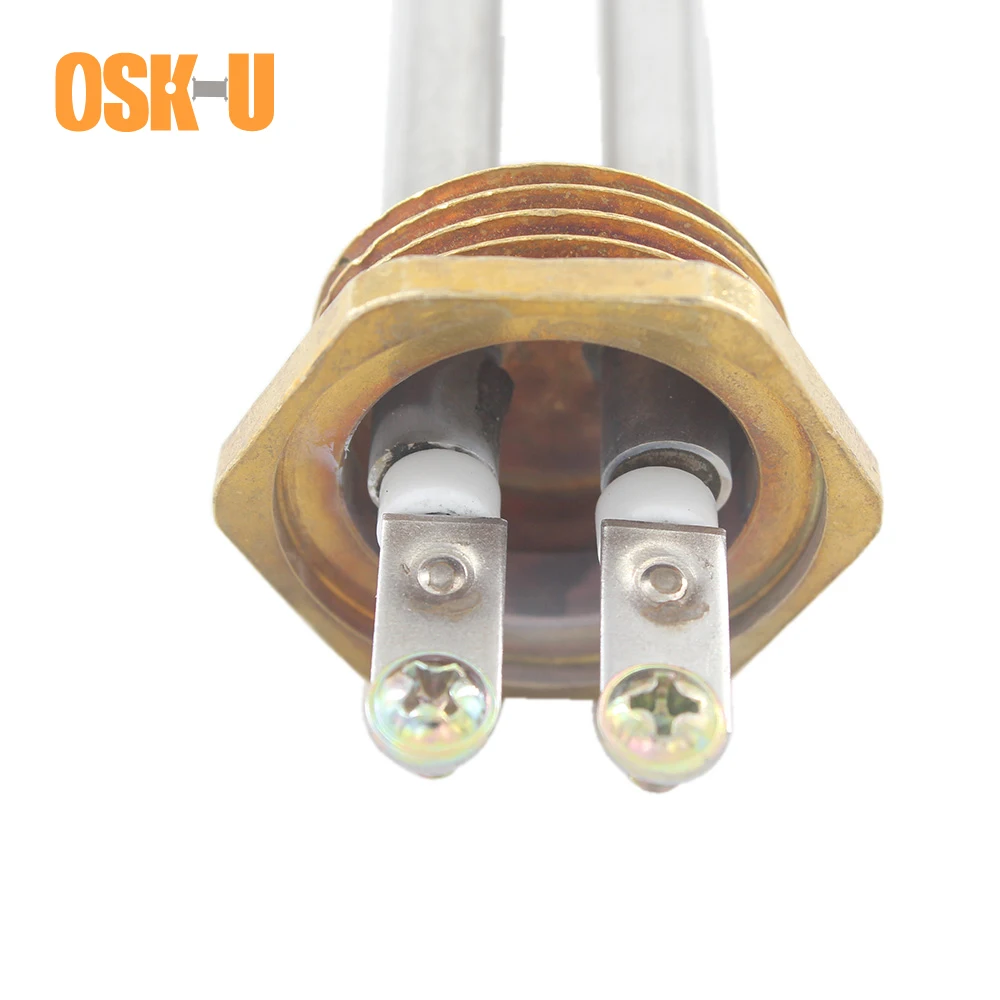 1 Inch Sợi Chỉ Làm Nóng 220V Thép Không Gỉ Hình Ống Nước Nguyên Tố Cho Năng Lượng Mặt Trời Nước 2KW/3KW/4KW