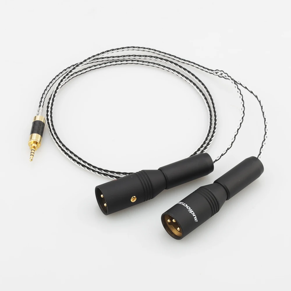 Hi-End 2.5mm TRRS Balanced Male to 2 XLR Male Cable, for Astell&Kern AK100II, AK120II, AK240, AK380, AK320, DP-X1A, FIIO X5III