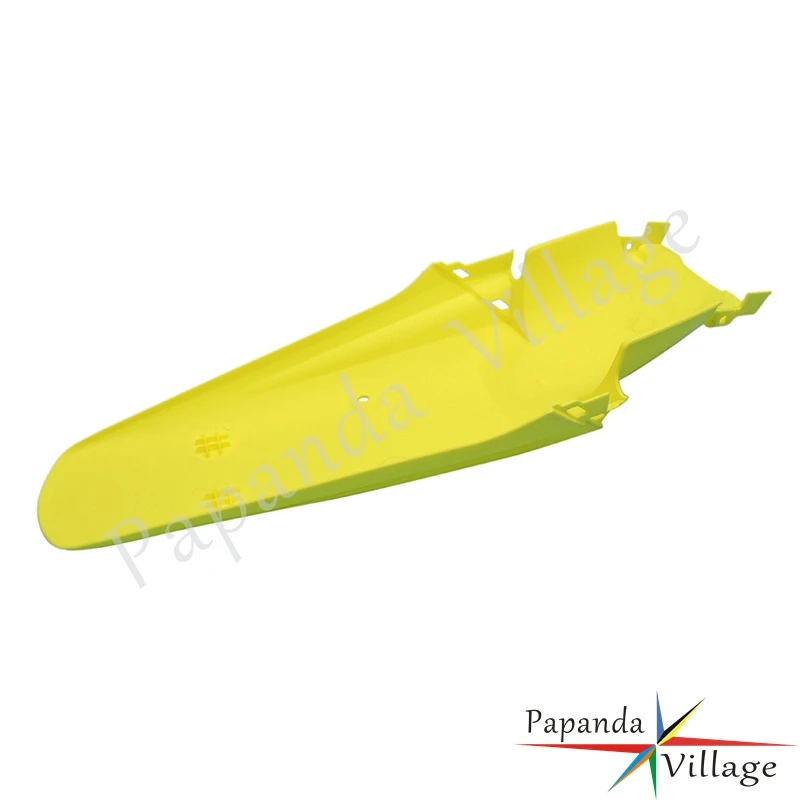Yellow Dual Sport Rear Fender Motocross Tail Mudguard Splash Cover For SUZUKI DR DRZ 70 125L 200 400 RM 85 100 RMZ 250 450