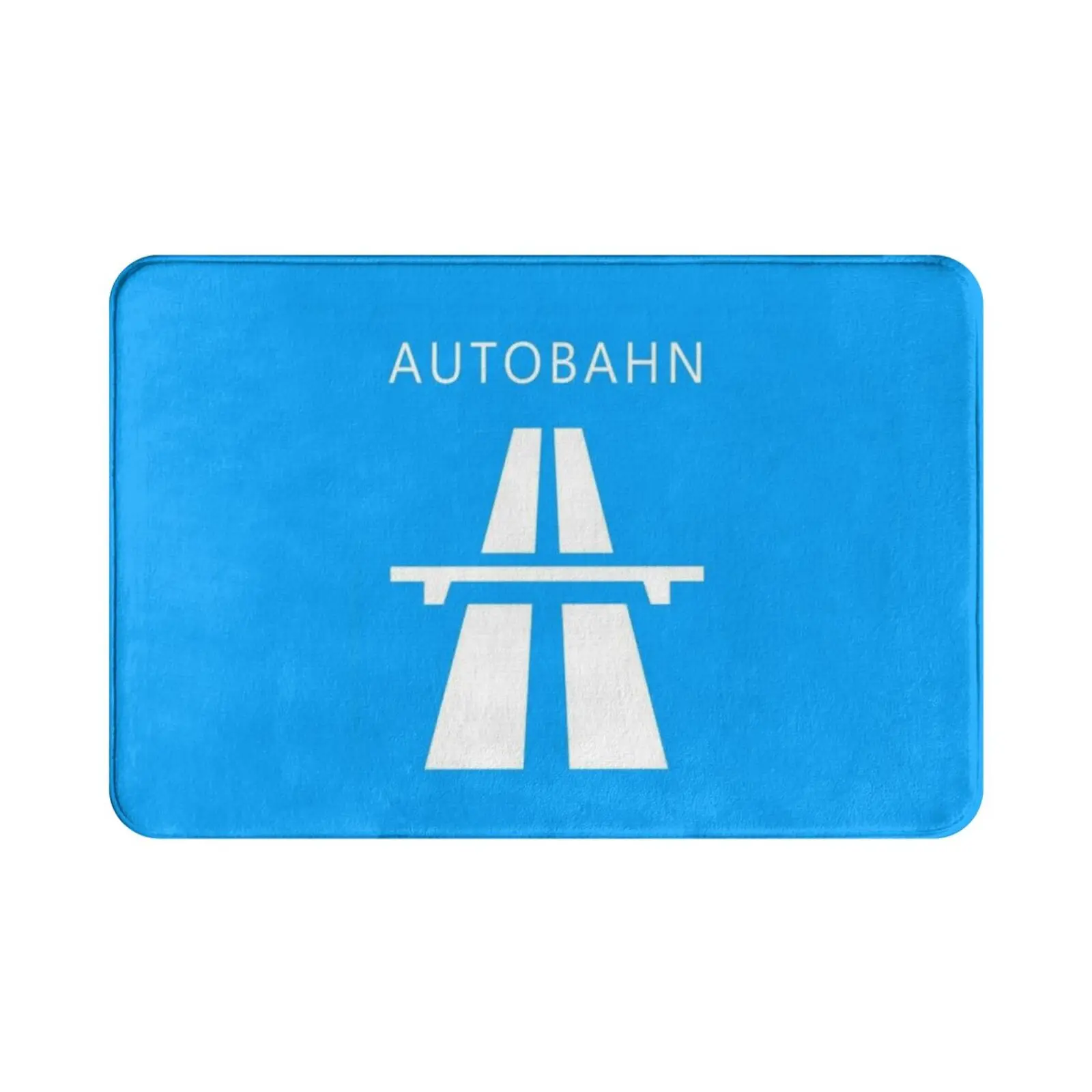 Autobahn Highway Carpet Mat Rug Cushion Soft Non-Slip Autobahn Electronic Music Band German Germany Pop Car Kraftwerk Non