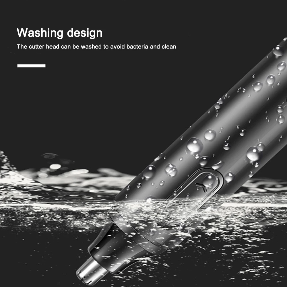 휴대용 전기 수염 트리머 기계, 코 귀 트리머, 안전 충전식 제모 클리너, 얼굴 관리 면도기