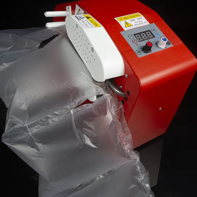 Inflador de bolsas rellenas, máquina de amortiguación de aire, procesador de alimentos, bomba de aire, película de calabaza, embalaje totalmente automático