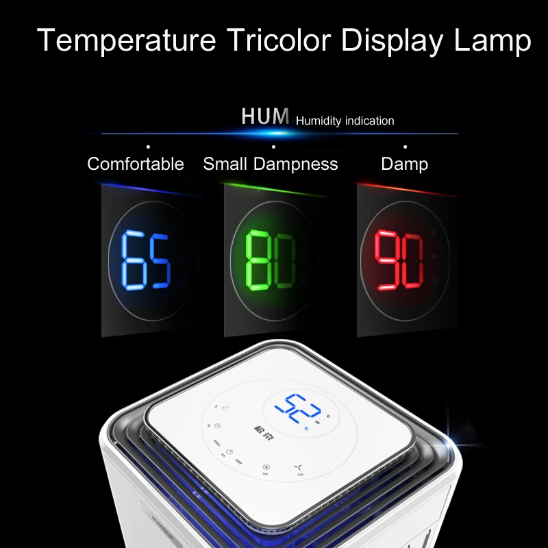 Deshumidificador secador de ropa para el hogar, deshumidificador comercial de alta potencia, absorción, 23 litros, nuevo