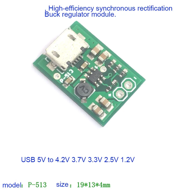 USB Step-down Conversion Power Module 5V to 1.2V1.5V 1.8V 2.5V 3V 3.3V 3.7V 4.2V
