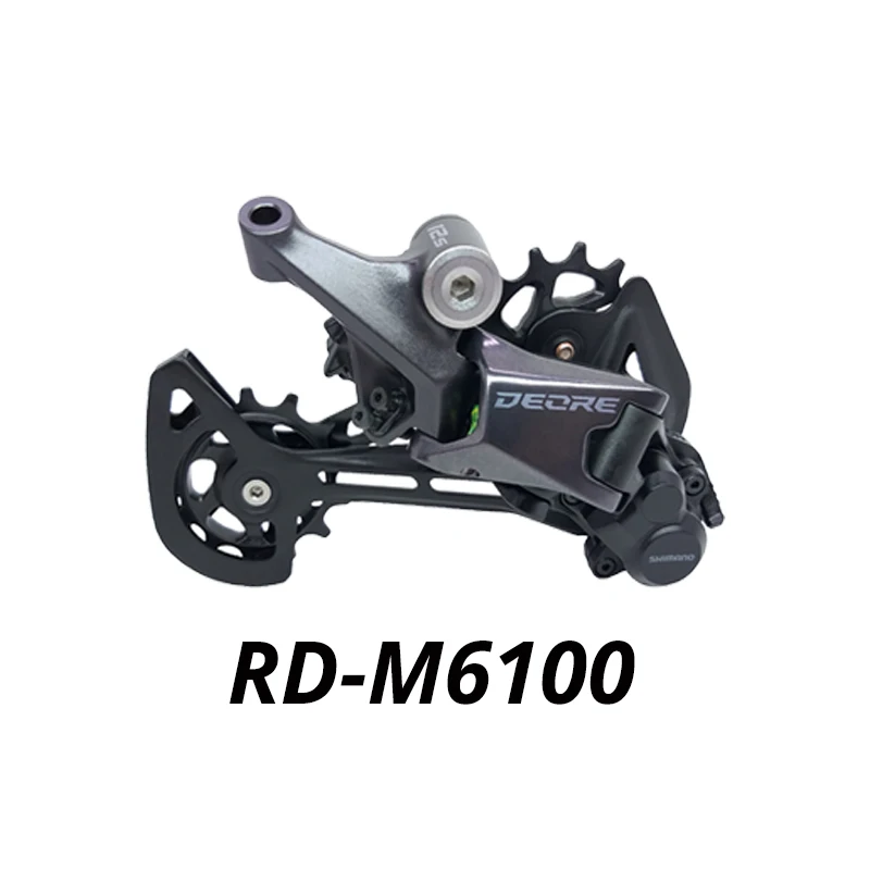 Shimano deore M6100 1X12 sebesség derailleurs számára MTB hegyi Bicaj 12V Elmozdít a helyéről Egykarú emelő CN RD Kazetta crankbait BB52 Fék orico