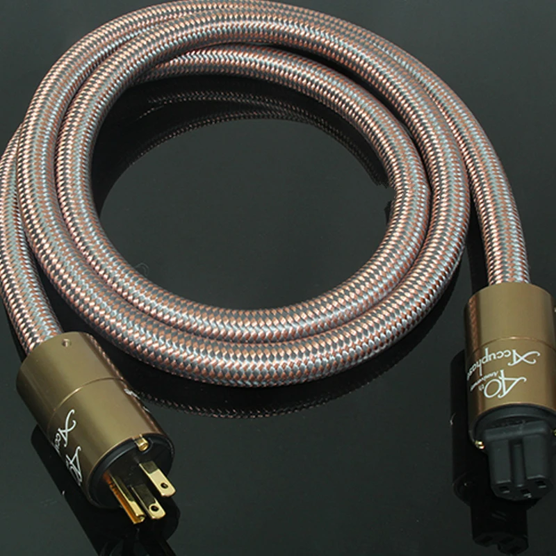Audiophile US/ EU/AU Audio AC Power cable for CD Amplifer DVD Player