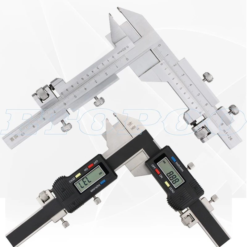 

M1-25/M1-26 0.01mm Digital Tooth thickness caliper Gear wheel Measuring tool precision M1-26mm/0.02 Gear Tooth Vernier Caliper