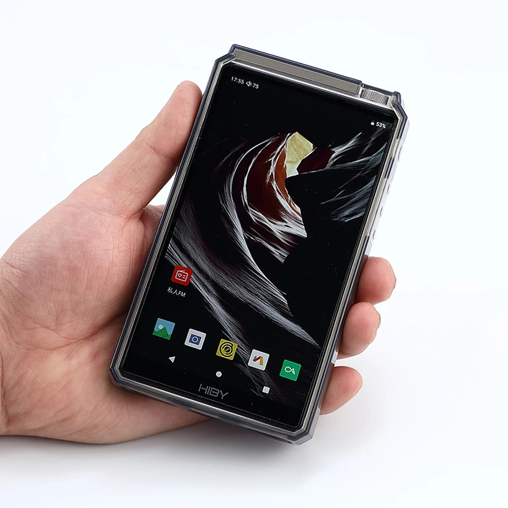 Custodia protettiva in Tpu trasparente in morbido cristallo per Hiby New R6 2020 / Hiby RS6 / R6III