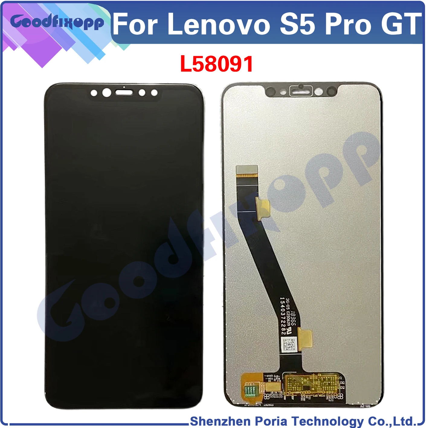 

100% Test AAA For Lenovo S5 Pro GT LCD Display Touch Screen Digitizer Assembly For Lenovo S5Pro GT L58091