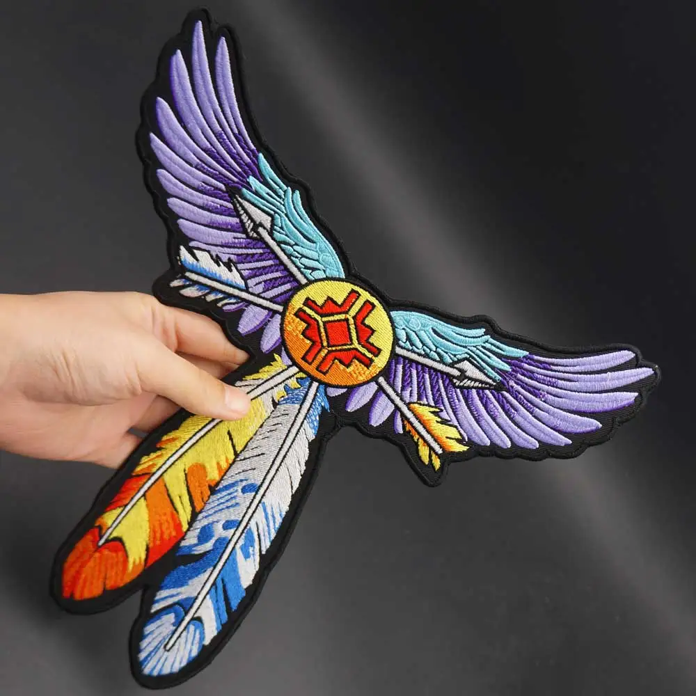 Wings Embroidery Patch Sticker Badge Clothes Decoration Back High-grade Iron-On