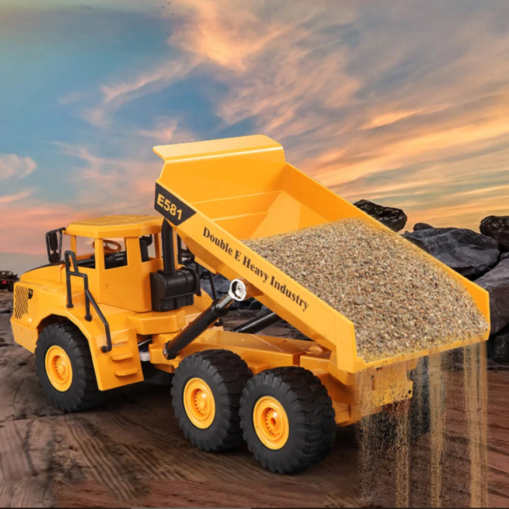 RC Truck Excavator Remote Control Car Machine caterpillar Radio controlled Engineering Construction vehicle tractor toys boys