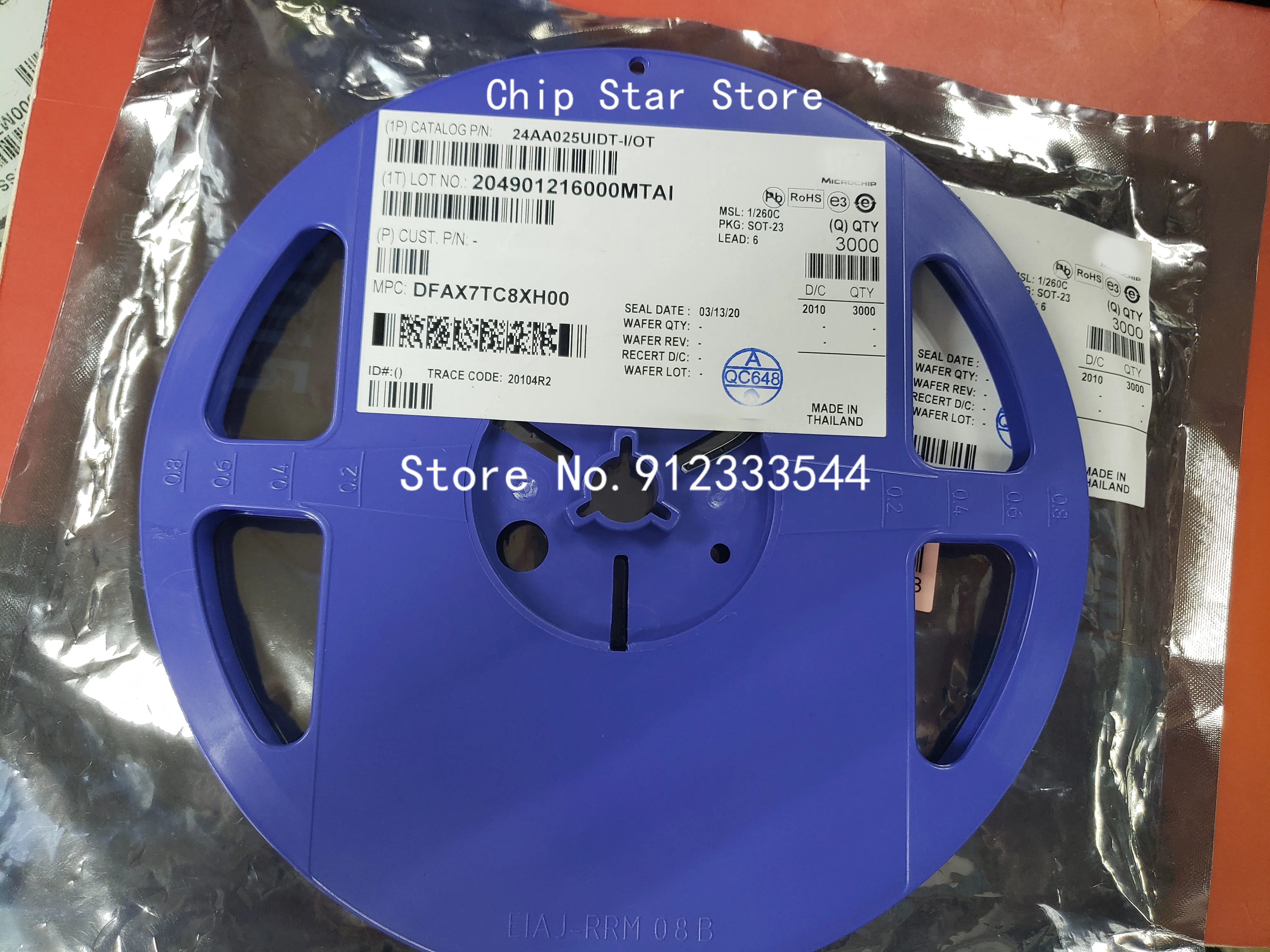 5-100Pcs 24AA025UID…