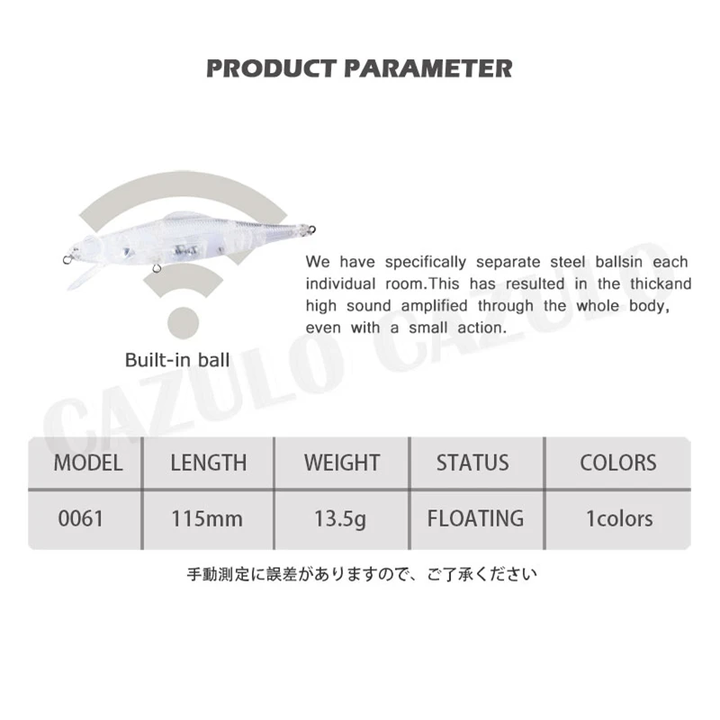 Fishing Accessories Lure Minnow Isca Artificial 13.5g 11.5cm Diy Blank Unpainted Lures Floating Pesca Wobblers Pike Fish Leurre