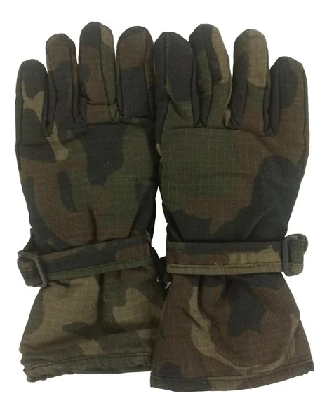 CAMOUFLAGE HAREKAT GLOVE Inner part polar coated Durable Wrist adjustable Hunting, fishing and kampçılıkta available